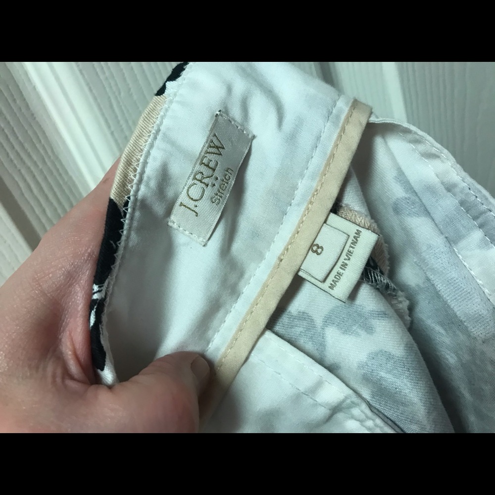 J crew shorts with side zipper